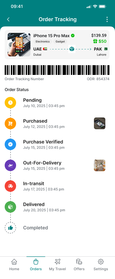 Track Your Delivery